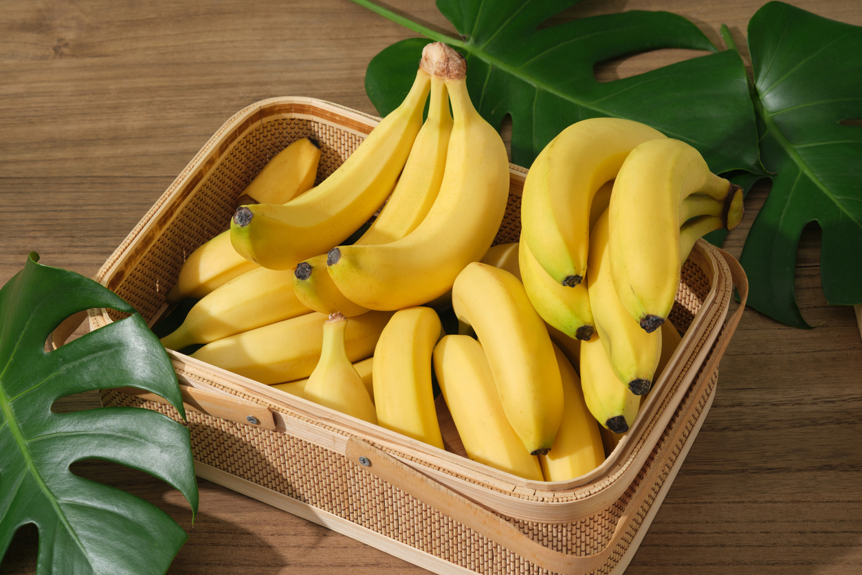 Bananas are rich in dietary fibre, particularly soluble fibre, which helps regulate bowel movements