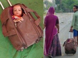 Rajasthan: बच्चे को ट्रॉली बैग में रखकर 118 किमी की पदयात्रा पर निकला दंपति, 12 साल बाद मन्नत पूरी  
