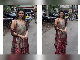 Not In A <i>Lehenga</i> But Still Perfect For Garba Night Was Alia Bhatt In A Boho Printed Sharara Not In A <i>Lehenga</i> But Still Perfect For Garba Night Was Alia Bhatt In A Boho Printed Sharara
