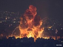 Airstrikes In Beirut, Missiles Hit Israel City As Gaza War Completes A Year Airstrikes In Beirut, Missiles Hit Israel City As Gaza War Completes A Year