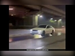 देखते ही देखते, हवा में उड़ने लगी BMW; आखिर माजरा क्या है?