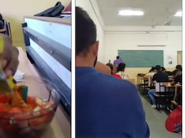 ब्लैक बोर्ड पर टीचर लिख रहा था नोट्स, प्याज-टमाटर काटकर भेल बनाता रहा स्टूडेंट, यूजर्स बोले- ऑस्कर दे दो ब्लैक बोर्ड पर टीचर लिख रहा था नोट्स, प्याज-टमाटर काटकर भेल बनाता रहा स्टूडेंट, यूजर्स बोले- ऑस्कर दे दो