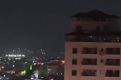 Wave of Missiles Seen Over West Bank As Iran Strikes At Israel Wave of Missiles Seen Over West Bank As Iran Strikes At Israel