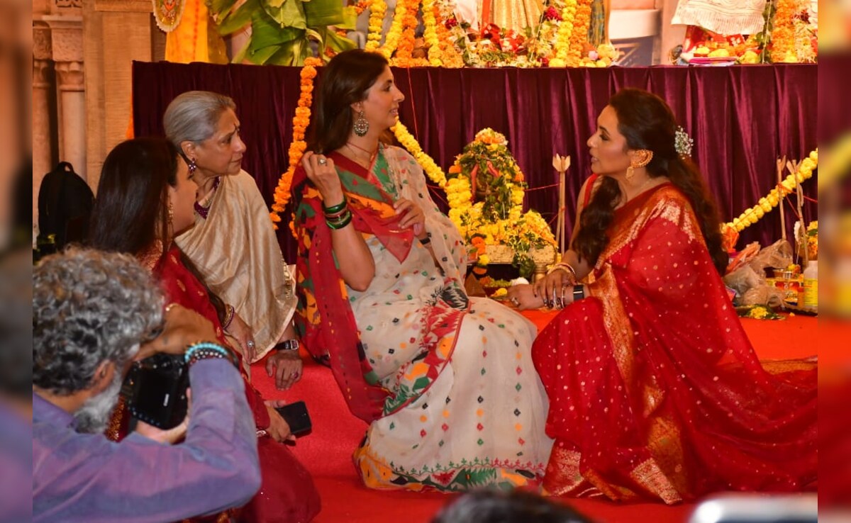 Durga Puja 2024: Rani Mukerji, Jaya Bachchan, Shweta Bachchan's Annual Reunion