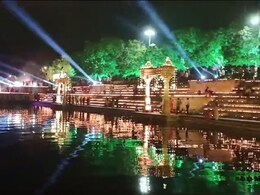 दिवाली से पहले 21 हजार दीपों से रोशन हुई राजसमंद झील की ऐतिहासिक नौ चौकी पाल