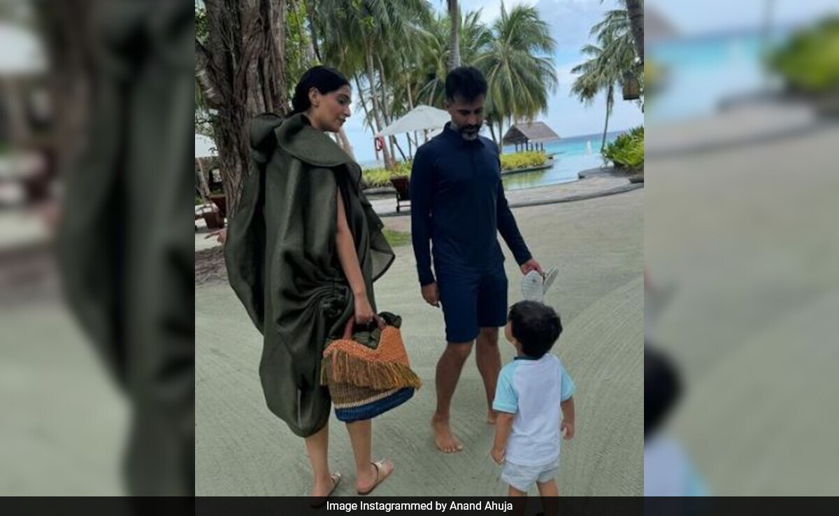 Inside Anand Ahuja And Sonam Kapoor's "First Trip With Son Vayu" To Maldives