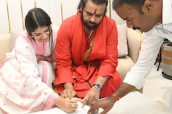 Pawan Kalyan Visits Tirupati Temple, Signs Faith Declaration For Daughter