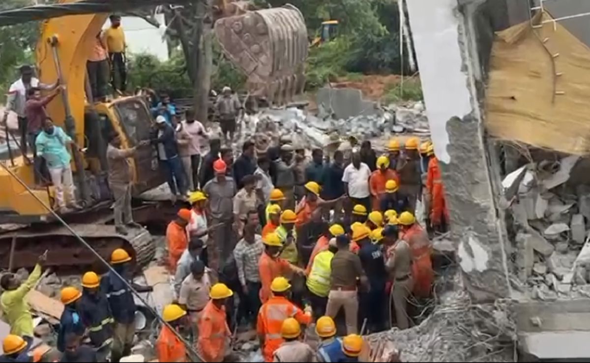 5 Killed In Building Collapse After Heavy Rain In Bengaluru