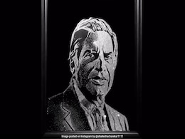 Mumbai Artist To Auction Ratan Tata's Diamond Portrait For Charity Mumbai Artist To Auction Ratan Tata's Diamond Portrait For Charity