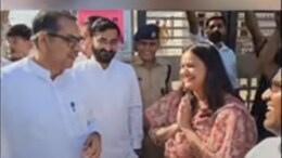 Video: IAS Officer Tina Dabi Seen Greeting BJP Leader "5 Times In 7 Seconds"