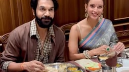 Tripti Dimri, Rajkummar Rao Enjoy Gujarati Thali In Ahmedabad