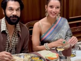 Tripti Dimri, Rajkummar Rao Enjoy Gujarati Thali In Ahmedabad Tripti Dimri, Rajkummar Rao Enjoy Gujarati Thali In Ahmedabad