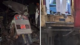 श्रीगंगानगर-तिलकब्रिज एक्सप्रेस और ट्रैक्टर की जोरदार भिड़ंत, पटरी पार कर रहा था चालक, अचनाक आ गई ट्रेन