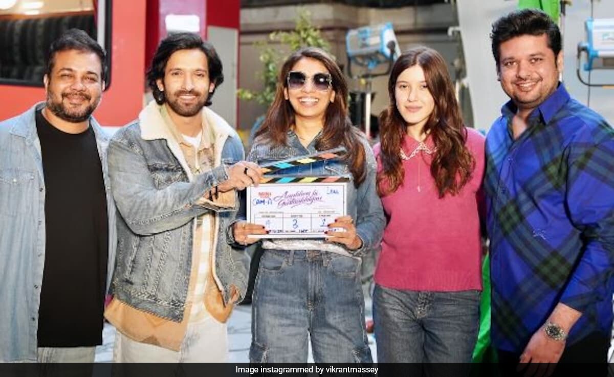 Vikrant Massey And Shanaya Kapoor Begin Shooting For <i>Aankhon Ki Gustaakhiyan</i>