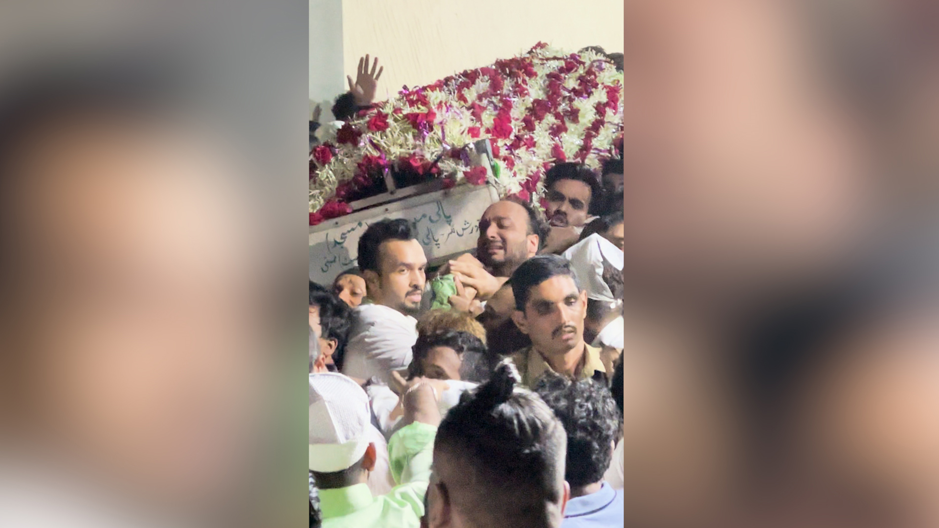 Baba Siddique's Funeral Procession: Son Zeeshan In Tears