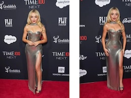 Once You See Sabrina Carpenter's Metallic Versace Gown, You'll Say <i>Please Please Please</i> For More Of Her Style Once You See Sabrina Carpenter's Metallic Versace Gown, You'll Say <i>Please Please Please</i> For More Of Her Style
