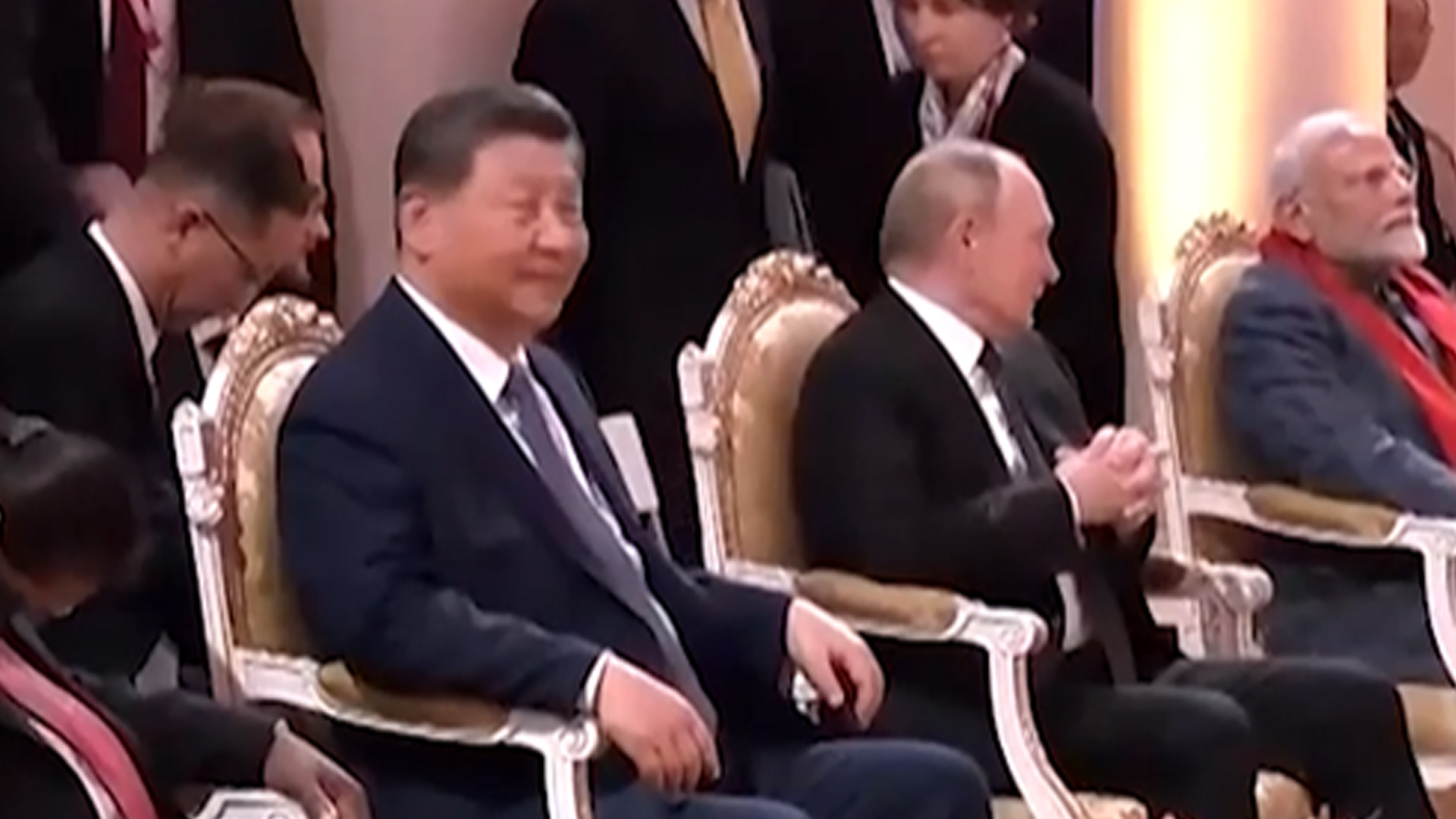 PM Modi Joins BRICS Leaders For Dinner Hosted By Russian President Putin; Enjoys Music Concert