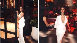 Esha Gupta's White Single Shoulder Bodycon Dress Is A Chic Breather Between Diwali Ethnic Looks
