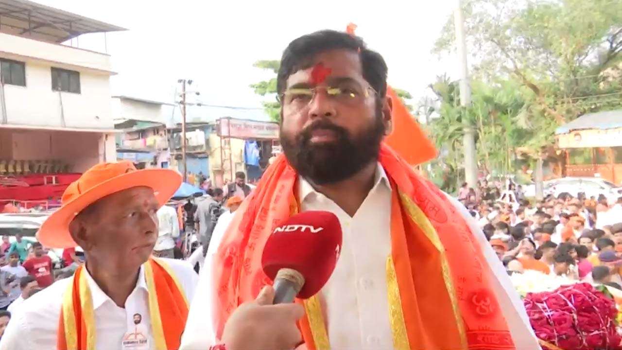 On Campaign Trail, Eknath Shinde's "Open Challenge" To Maharashtra Opposition