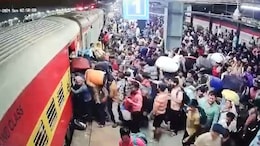 CCTV Captures Moments Before Stampede At Mumbai's Bandra Terminus