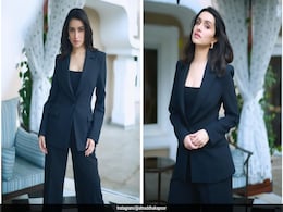 Shraddha Kapoor's Black Pantsuit Is The Boardroom Chic Version Of The Classic Black Dress Shraddha Kapoor's Black Pantsuit Is The Boardroom Chic Version Of The Classic Black Dress