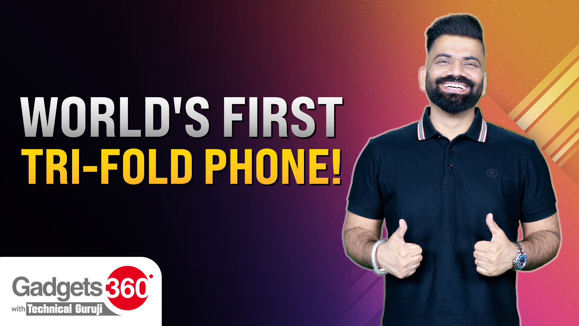 Gadgets 360 With Technical Guruji: All You Need to Know About Huawei's First Tri-Fold Phone