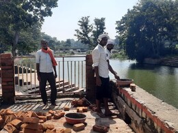 NDTV Impact: कुंडेश्वर धाम में नदी के चारों ओर बनाई गई बाउंड्री, जानें-क्या था पूरा मामला