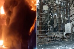 Massive Fire At Noida Banquet Hall During Renovation, One Dead Massive Fire At Noida Banquet Hall During Renovation, One Dead