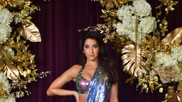 Nora Fatehi In A Slinky Sequin <i>Saree</i> Made Sure This Diwali Party Sparkled A Little More