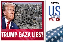 Controversy Over Trump's Gaza Visit Claim | US Election Watch Controversy Over Trump's Gaza Visit Claim | US Election Watch