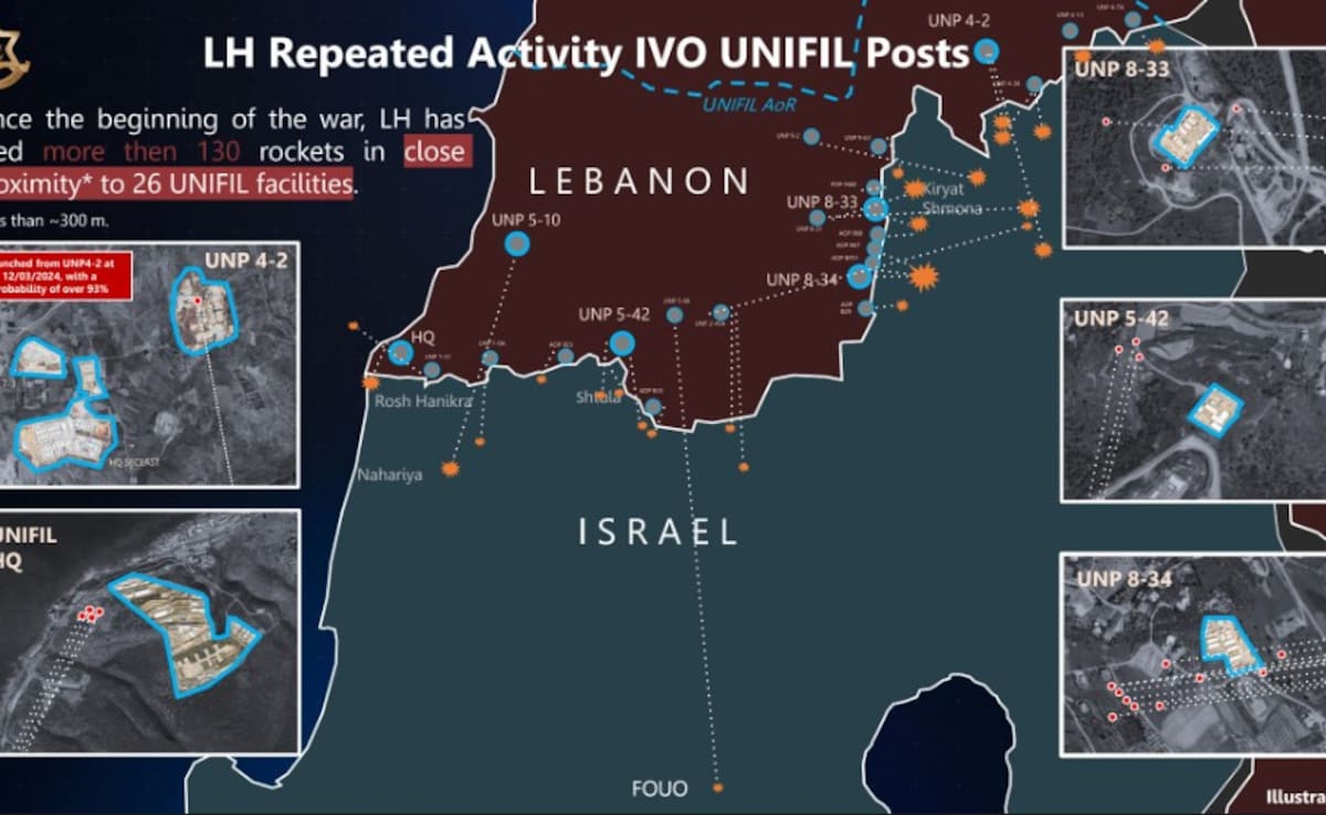 India “Concerned” As Israel Hits UN Facility In Lebanon, IDF Puts Out Map India “Concerned” As Israel Hits UN Facility In Lebanon, IDF Puts Out Map