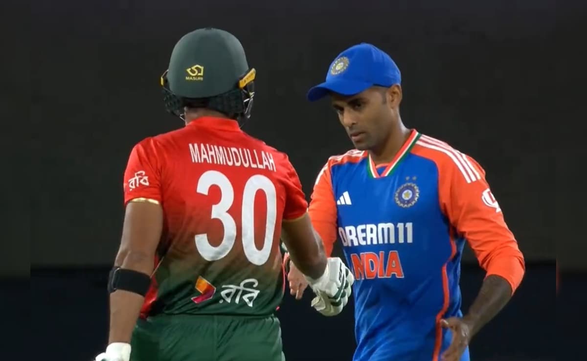 Watch: Suryakumar Yadavs Brilliant Gesture For Retiring Bangladesh Star Mahmudullah