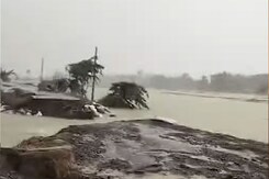 Bridge Collapses Due To Strong Flow Of The Water Bridge Collapses Due To Strong Flow Of The Water
