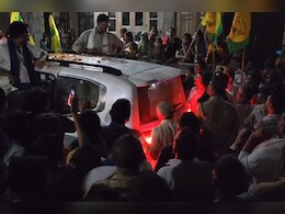 हरियाणा: दुष्यंत और चंद्रशेखर के काफिले पर हमला, गाड़ी का शीशा तोड़ा, पुलिस के साथ हुआ हाई वोल्टेज ड्रामा