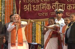 PM Modi, President Murmu Attend Dussehra Celebrations In Delhi PM Modi, President Murmu Attend Dussehra Celebrations In Delhi