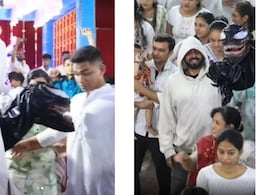 गरबा में डांडिया करने पहुंचा Venom, भयानक अंदाज देख डर के मारे सुसक सुसक कर रो पड़ी बच्ची गरबा में डांडिया करने पहुंचा Venom, भयानक अंदाज देख डर के मारे सुसक सुसक कर रो पड़ी बच्ची