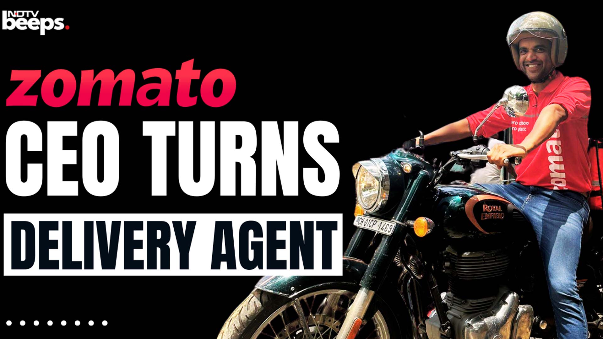 When Zomato Boss Turned Delivery Agent For The Day