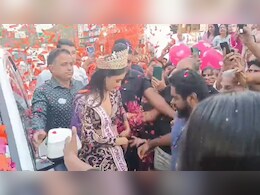 Miss India बनने के बाद मुंबई से उज्जैन पहुंची निकिता, लोगों ने इस अंदाज में किया स्वागत