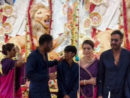 बेटे युग के साथ दुर्गा पूजा पंडाल में पहुंचे अजय देवगन, काजोल ने किया कुछ ऐसा कि फैंस बोले- टिपिकल बीवियों वाली चीजें बेटे युग के साथ दुर्गा पूजा पंडाल में पहुंचे अजय देवगन, काजोल ने किया कुछ ऐसा कि फैंस बोले- टिपिकल बीवियों वाली चीजें