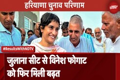 Haryana Assembly Election Result: Julana सीट से Congress उम्मीदवार Vinesh Phogat को फिर मिली बढ़त Haryana Assembly Election Result: Julana सीट से Congress उम्मीदवार Vinesh Phogat को फिर मिली बढ़त