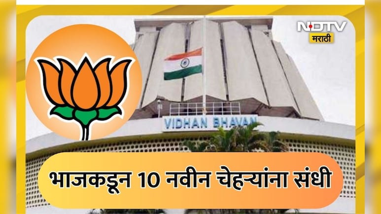 BJP First List :  भाजपच्या पहिल्या यादीत 10 नवीन उमेदवारांना संधी