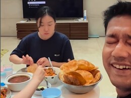 Man Introduced Korean Sister-In-Law To Indian Food. See Her Viral Reaction Man Introduced Korean Sister-In-Law To Indian Food. See Her Viral Reaction