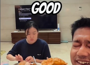 Man Introduced Korean Sister-In-Law To Indian Food. See Her Viral Reaction Man Introduced Korean Sister-In-Law To Indian Food. See Her Viral Reaction