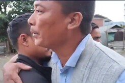 In Rare Moment, Members Of Meitei-Kuki Communities Hug As 2 Hostages Freed In Rare Moment, Members Of Meitei-Kuki Communities Hug As 2 Hostages Freed