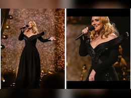 Adele In A Black Gaurav Gupta Gown Named "Cosmic" Looked Exactly Like It Too