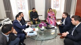 Rising Rajasthan Summit: सीएम भजनलाल शर्मा ने किया ब्रिटेन की संसद का दौरा, हीरा निर्माण से लेकर ऑटो कंपनियों से मुलाकात