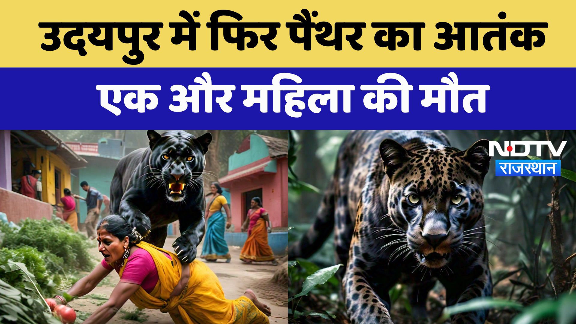 Udaipur में फिर Panther का आतंक एक और महिला की मौत | Latest News | Breaking News