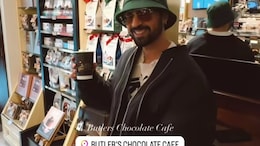 92-Year-Old Butlers Chocolate Cafe In Dublin Welcomed Diljit Dosanjh With A Latte Drink