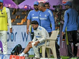 Rishabh Pant Hit On Leg In Which He Had Surgery After Car Accident. RohIt Sharma Says, "Unfortunately..." Rishabh Pant Hit On Leg In Which He Had Surgery After Car Accident. RohIt Sharma Says, "Unfortunately..."