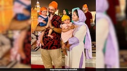 Rubina Dilaik And Abhinav Shukla Visit Golden Temple With Their Twin Daughters. See Post